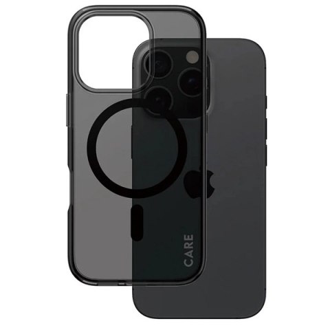 Etui CARE by PanzerGlass Flagship Case z MagSafe na iPhone 16 Pro - półprzezroczyste Etui CARE by PanzerGlass Flagship Case z MagSafe na iPhone 16 Pro - półprzezroczyste