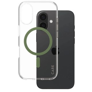 Etui CARE by PanzerGlass Flagship Case z MagSafe na iPhone 16 - zielone