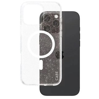 Etui CARE by PanzerGlass Flagship Star Lit Case z MagSafe na iPhone 16 Pro Max - białe