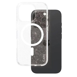 Etui CARE by PanzerGlass Flagship Star Lit Case z MagSafe na iPhone 16 Pro - białe