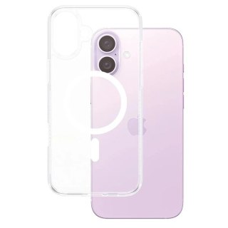 Etui PanzerGlass HardCase z MagSafe na iPhone 16 Plus - białe
