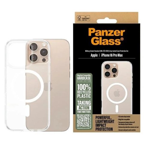 Etui PanzerGlass HardCase z MagSafe na iPhone 16 Pro Max - białe Etui PanzerGlass HardCase z MagSafe na iPhone 16 Pro Max - białe