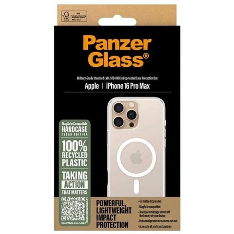 Etui PanzerGlass HardCase z MagSafe na iPhone 16 Pro Max - białe Etui PanzerGlass HardCase z MagSafe na iPhone 16 Pro Max - białe