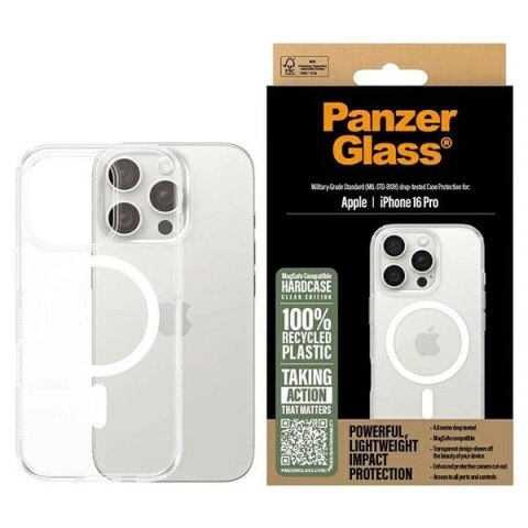 Etui PanzerGlass HardCase z MagSafe na iPhone 16 Pro - białe Etui PanzerGlass HardCase z MagSafe na iPhone 16 Pro - białe