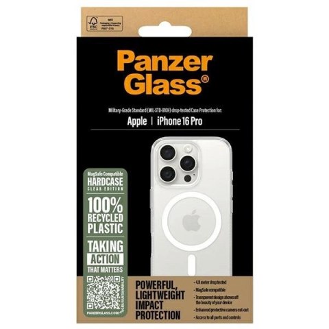 Etui PanzerGlass HardCase z MagSafe na iPhone 16 Pro - białe Etui PanzerGlass HardCase z MagSafe na iPhone 16 Pro - białe