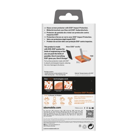 Etui SBS Extreme Mag D3O MagSafe do iPhone 16 Pro Max - przezroczyste Etui SBS Extreme Mag D3O MagSafe do iPhone 16 Pro Max - przezroczyste