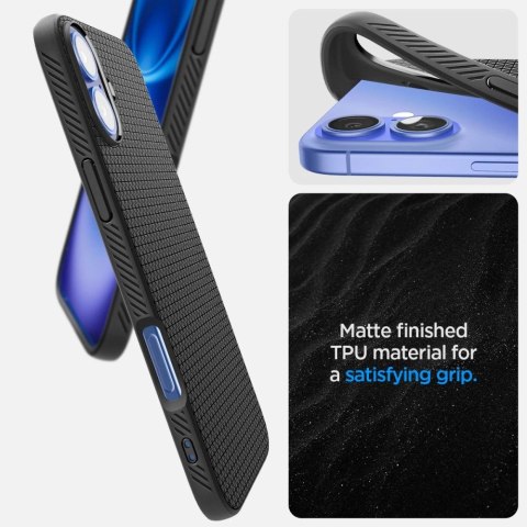 Etui Spigen Liquid Air na iPhone 16 Plus - czarne