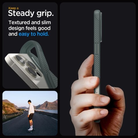Etui Spigen Liquid Air na iPhone 16 Pro Max - zielone Etui Spigen Liquid Air na iPhone 16 Pro Max - zielone