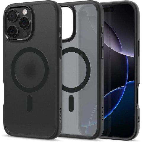 Etui Spigen Ultra Hybrid Mag z MagSafe na iPhone 16 Pro Max - czarne Etui Spigen Ultra Hybrid Mag z MagSafe na iPhone 16 Pro Max - czarne