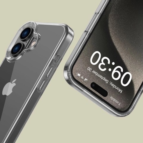 Etui Tech-Protect FlexAir Hybrid na iPhone 16 - przezroczyste Etui Tech-Protect FlexAir Hybrid na iPhone 16 - przezroczyste