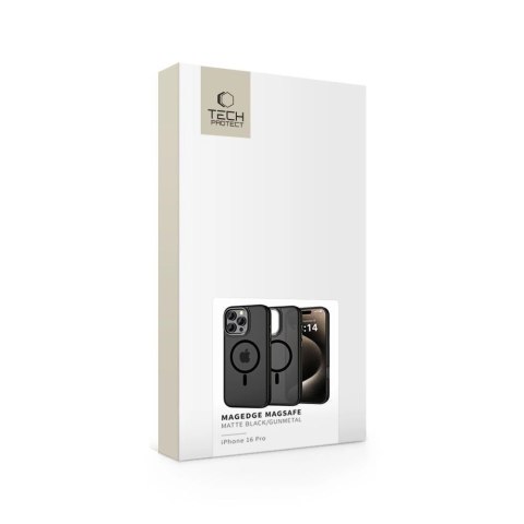 Etui Tech-Protect MagEdge MagSafe na iPhone 16 Pro - półprzezroczyste Etui Tech-Protect MagEdge MagSafe na iPhone 16 Pro - półprzezroczyste