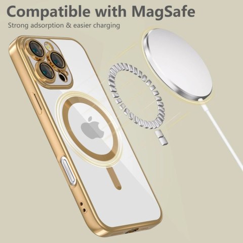 Etui Tech-Protect MagFlex MagSafe na iPhone 16 Pro - złote Etui Tech-Protect MagFlex MagSafe na iPhone 16 Pro - złote