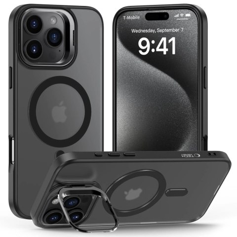 Etui Tech-Protect MagStand MagSafe z podstawką na iPhone 16 Pro Max - półprzezroczyste Etui Tech-Protect MagStand MagSafe z podstawką na iPhone 16 Pro Max - półprzezroczyste
