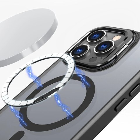 Etui Tech-Protect MagStand MagSafe z podstawką na iPhone 16 Pro Max - półprzezroczyste Etui Tech-Protect MagStand MagSafe z podstawką na iPhone 16 Pro Max - półprzezroczyste