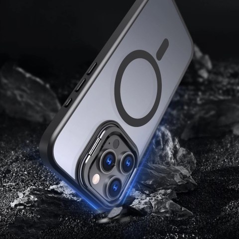 Etui Tech-Protect MagStand MagSafe z podstawką na iPhone 16 Pro Max - półprzezroczyste Etui Tech-Protect MagStand MagSafe z podstawką na iPhone 16 Pro Max - półprzezroczyste
