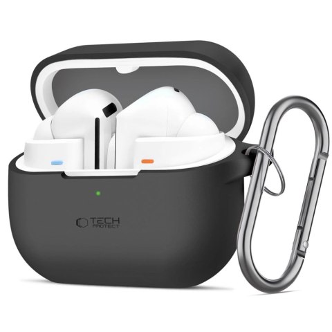 Etui Tech-Protect Silicone Hook na Samsung Galaxy Buds 3 / 3 Pro - czarne Etui Tech-Protect Silicone Hook na Samsung Galaxy Buds 3 / 3 Pro - czarne