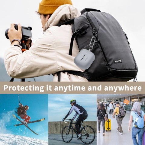 Etui Tech-Protect Silicone Hook na Samsung Galaxy Buds 3 / 3 Pro - czarne Etui Tech-Protect Silicone Hook na Samsung Galaxy Buds 3 / 3 Pro - czarne