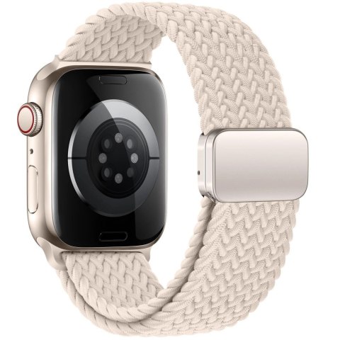 Pasek Tech-Protect Nylonmag na Apple Watch 4 / 5 / 6 / 7 / 8 / 9 / SE (38 / 40 / 41 mm) - beżowy Pasek Tech-Protect Nylonmag na Apple Watch 4 / 5 / 6 / 7 / 8 / 9 / SE (38 / 40 / 41 mm) - beżowy