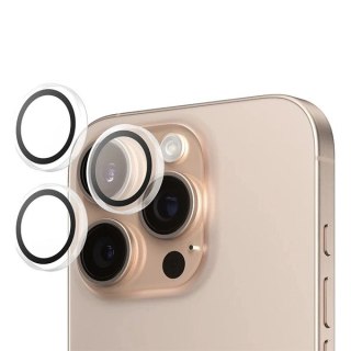 Szkło hartowane PanzerGlass Hoops Transparent Lens Protector na aparat do iPhone 16 Pro / 16 Pro Max