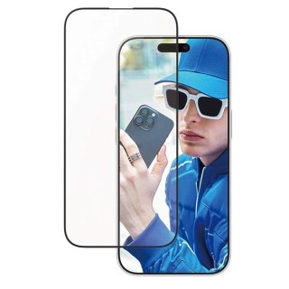 Szkło hartowane PanzerGlass Screen Protector Aluminum Frame Ultra-Wide Fit z aluminiową ramką na iPhone 16 Pro