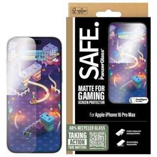 Szkło hartowane SAFE by PanzerGlass Gaming Screen Protector Ultra-Wide Fit na iPhone 16 Pro Max
