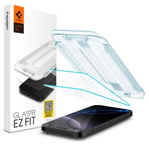 Szkło hartowane Spigen Glas.tR EZ Fit na iPhone 16 Pro Max - 2 szt.