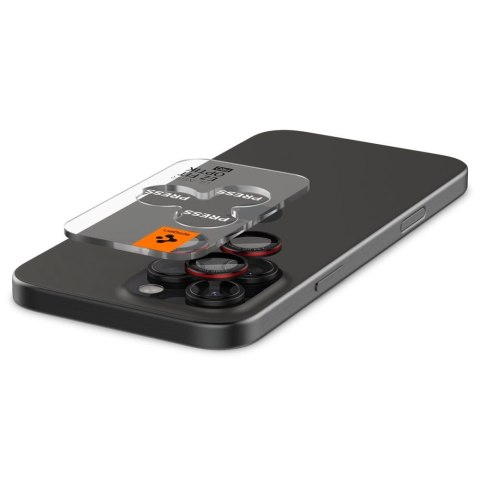 Szkło hartowane Spigen Optik Pro L-Series Glas.tR EZ Fit na aparat do iPhone 14 Pro / Pro Max / 15 Pro / Pro Max / 16 Pro / 16 P