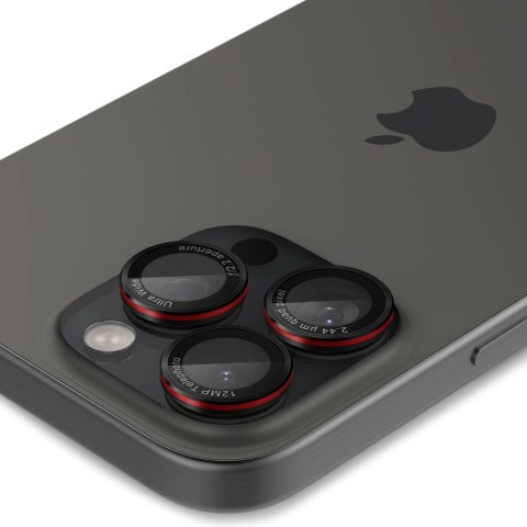 Szkło hartowane Spigen Optik Pro L-Series Glas.tR EZ Fit na aparat do iPhone 14 Pro / Pro Max / 15 Pro / Pro Max / 16 Pro / 16 P