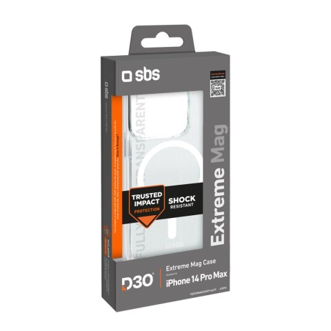 Etui SBS D3O MagSafe do iPhone 14 Pro Max - przezroczyste