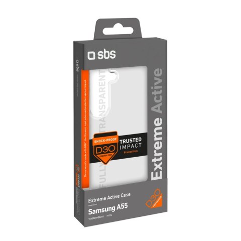 Etui SBS D3O do Samsung Galaxy A55 - przezroczyste Etui SBS D3O do Samsung Galaxy A55 - przezroczyste