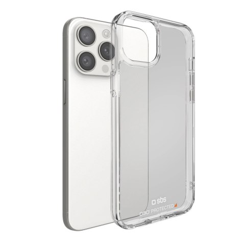 Etui SBS D3O do iPhone 15 Pro - przezroczyste Etui SBS D3O do iPhone 15 Pro - przezroczyste