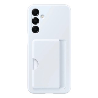 Etui Samsung Card Slot Case EF-OA166TLEGWW z kieszenią na karty do Samsung Galaxy A16 - niebieskie