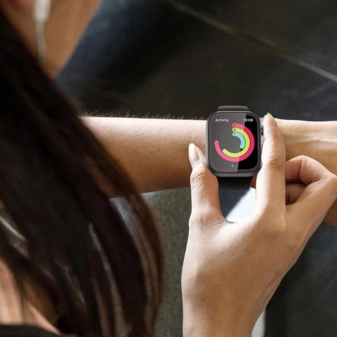 Etui ze szkłem hartowanym Tech-Protect Defense360 na Apple Watch 10 (46 mm) - czarne Etui ze szkłem hartowanym Tech-Protect Defense360 na Apple Watch 10 (46 mm) - czarne
