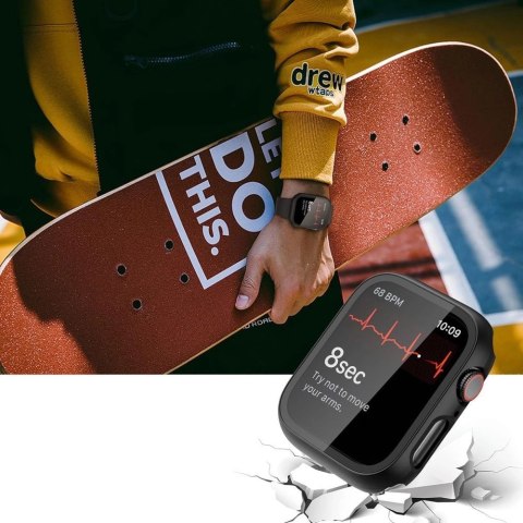 Etui ze szkłem hartowanym Tech-Protect Defense360 na Apple Watch 10 (46 mm) - przezroczyste Etui ze szkłem hartowanym Tech-Protect Defense360 na Apple Watch 10 (46 mm) - przezroczyste