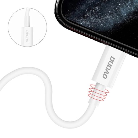 Kabel Dudao L6X USB-C - Lightning PD 20W 1m - biały Kabel Dudao L6X USB-C - Lightning PD 20W 1m - biały