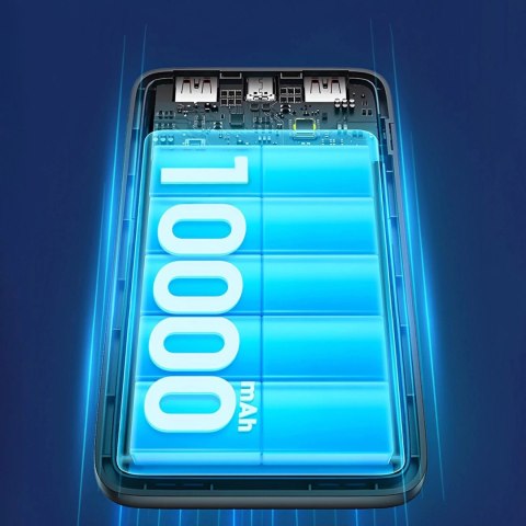 Powerbank Dudao K18-1W 10000mAh USB-A / USB-C / Micro USB - biały Powerbank Dudao K18-1W 10000mAh USB-A / USB-C / Micro USB - biały
