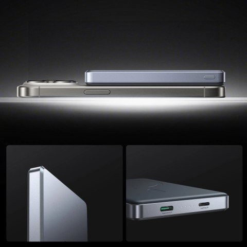 Powerbank Joyroom JR-PBM08 Pro 10000mAh ultracienki - szary Powerbank Joyroom JR-PBM08 Pro 10000mAh ultracienki - szary