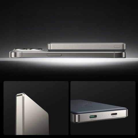 Powerbank Joyroom JR-PBM08 Pro 10000mAh ultracienki - tytanowy Powerbank Joyroom JR-PBM08 Pro 10000mAh ultracienki - tytanowy