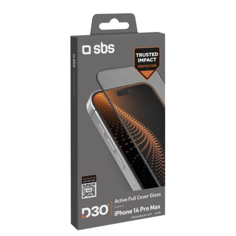 Szkło hartowane SBS D3O z ramką do iPhone 14 Pro Max Szkło hartowane SBS D3O z ramką do iPhone 14 Pro Max