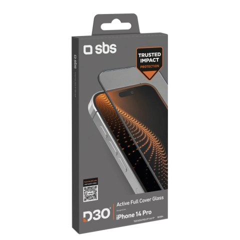 Szkło hartowane SBS D3O z ramką do iPhone 14 Pro Szkło hartowane SBS D3O z ramką do iPhone 14 Pro