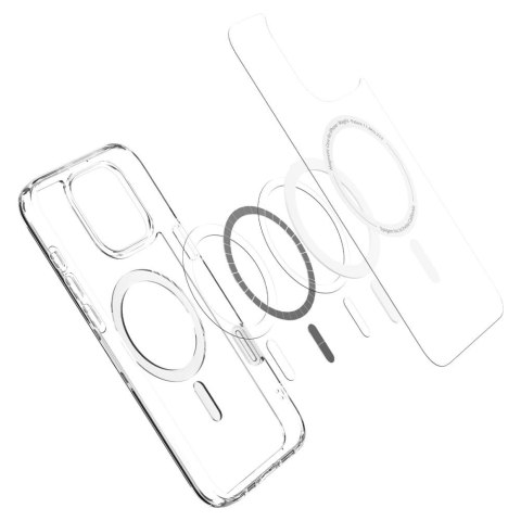 Etui Spigen Ultra Hybrid "T" Mag MagSafe na iPhone 16 Pro Max - białe