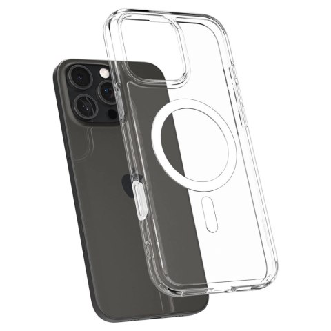 Etui Spigen Ultra Hybrid "T" Mag MagSafe na iPhone 16 Pro Max - białe