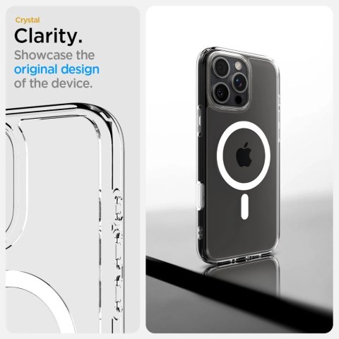 Etui Spigen Ultra Hybrid "T" Mag MagSafe na iPhone 16 Pro Max - białe