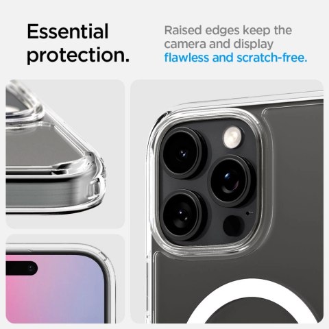 Etui Spigen Ultra Hybrid "T" Mag MagSafe na iPhone 16 Pro Max - białe