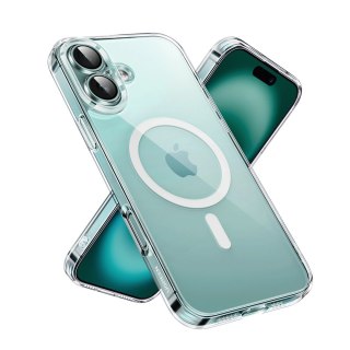 Etui Ugreen Classy Clear Magnetic z MagSafe na iPhone 16 - przezroczyste