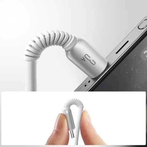 Kabel Joyroom S-A51 Cutting-Edge Series 3A USB-A - USB-C 1,2m - jasnoszary Kabel Joyroom S-A51 Cutting-Edge Series 3A USB-A - USB-C 1,2m - jasnoszary