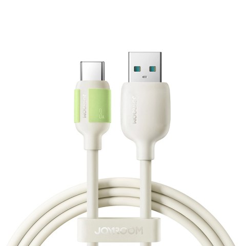 Kabel Joyroom S-A53 3A USB-A - USB-C z fluorescencyjną końcówką 1,2 m - beżowy Kabel Joyroom S-A53 3A USB-A - USB-C z fluorescencyjną końcówką 1,2 m - beżowy
