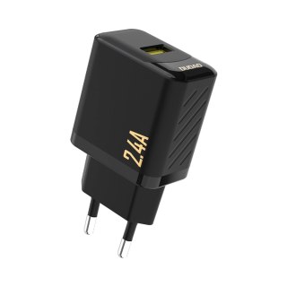 Ładowarka Dudao A23 2.4A USB-A - czarna