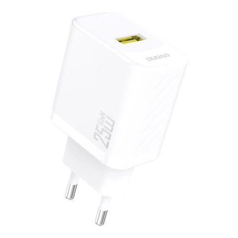 Ładowarka Dudao A27S 25W GaN USB-A - biała Ładowarka Dudao A27S 25W GaN USB-A - biała