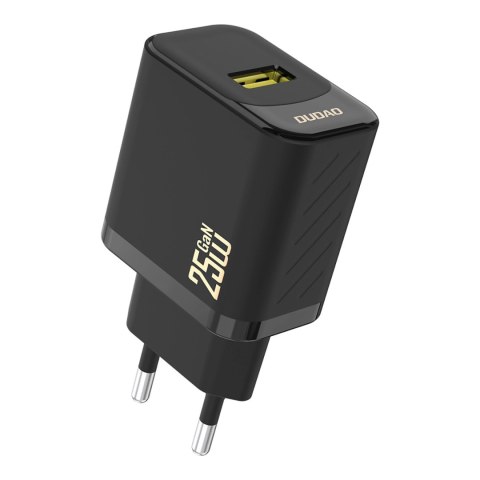 Ładowarka Dudao A27S 25W GaN USB-A - czarna Ładowarka Dudao A27S 25W GaN USB-A - czarna